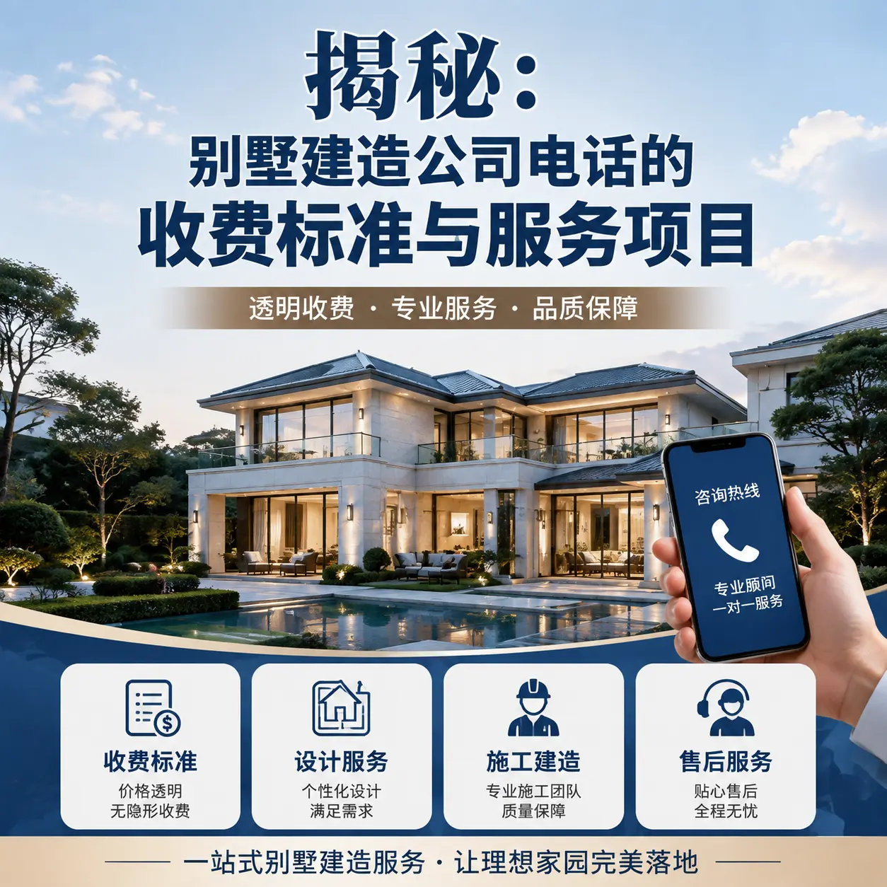 揭秘:花溪别墅建造公司电话的收费标准与服务项目