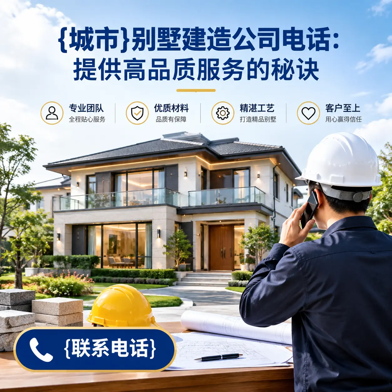 花溪别墅建造公司电话:提供高品质服务的秘诀