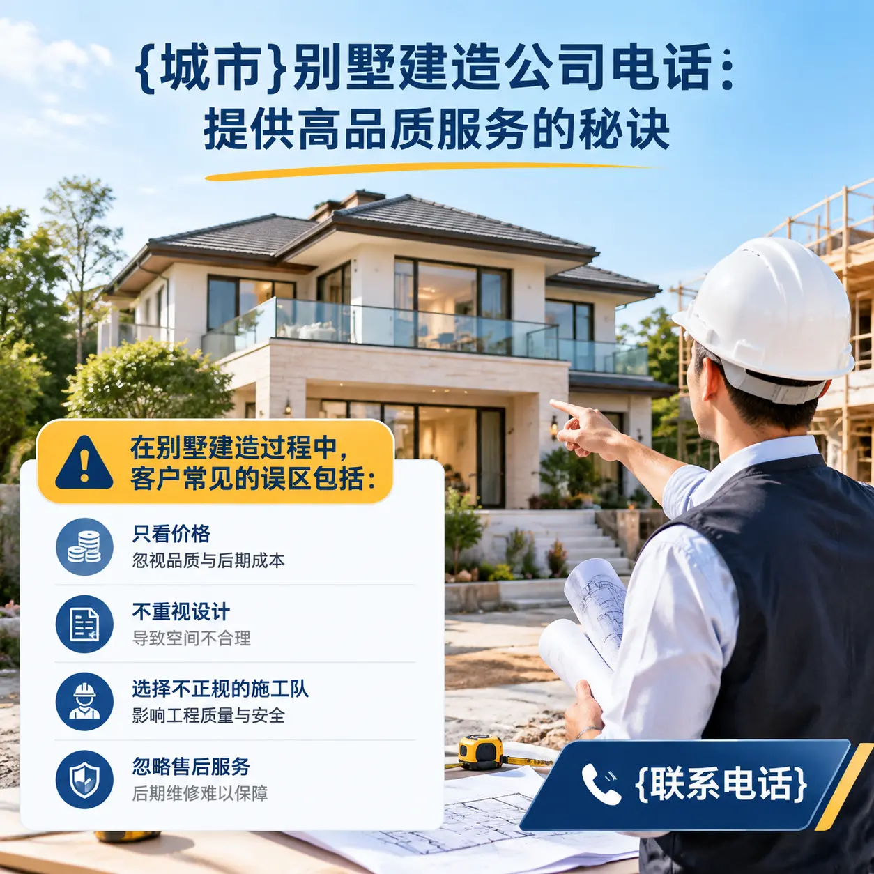 花溪别墅建造公司电话:提供高品质服务的秘诀