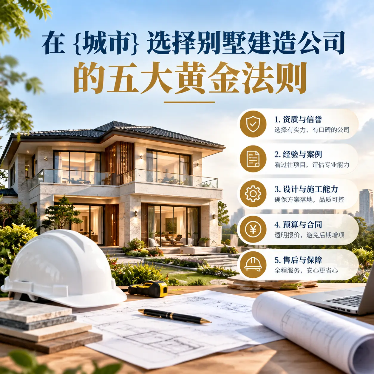 在 花溪 选择别墅建造公司的五大黄金法则