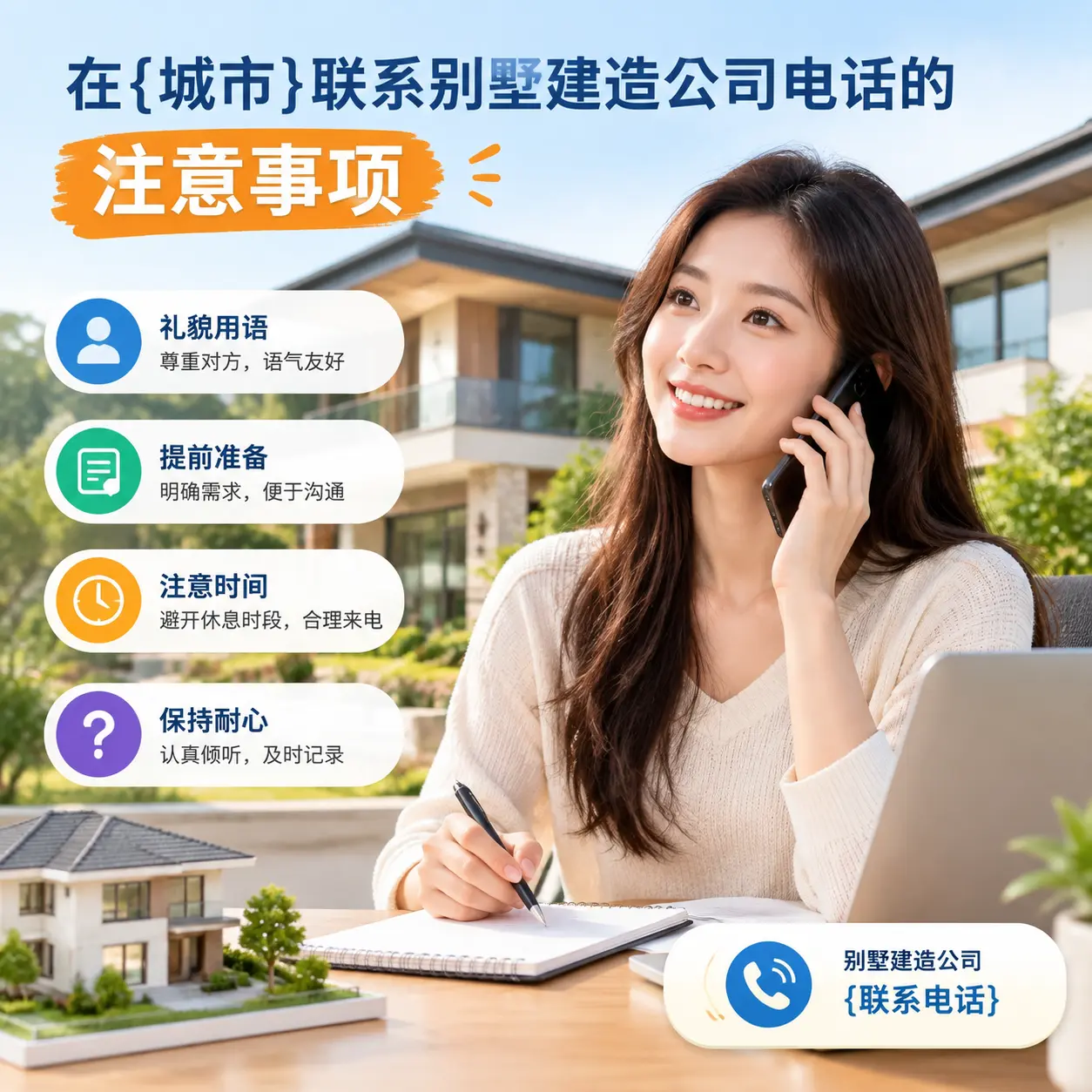 在花溪联系别墅建造公司电话的注意事项