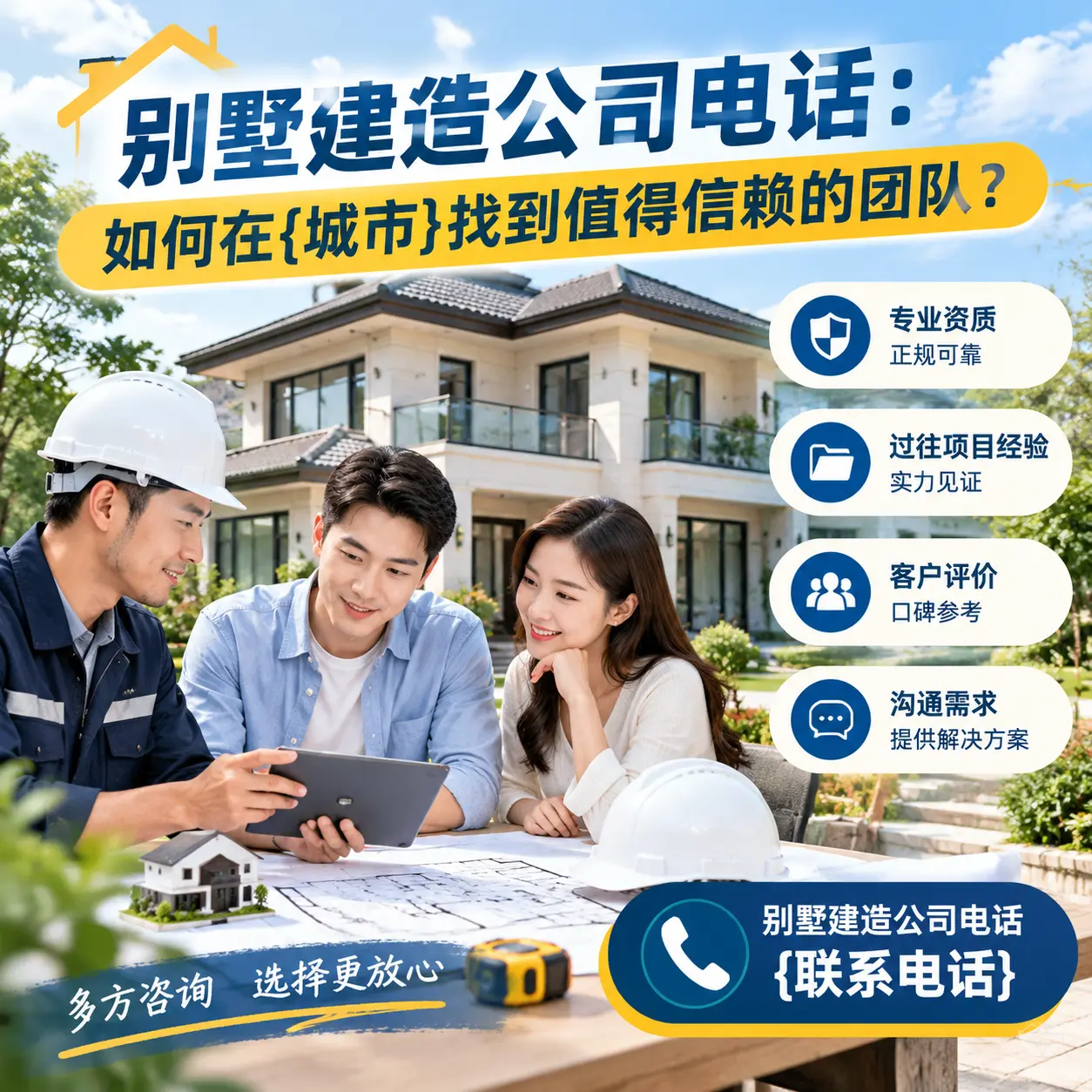 别墅建造公司电话：如何在花溪找到值得信赖的团队？