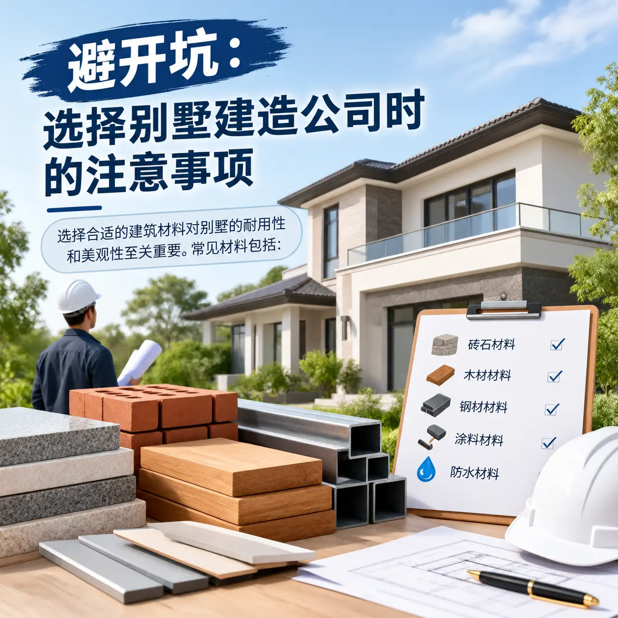 避开坑:选择 花溪 别墅建造公司时的注意事项
