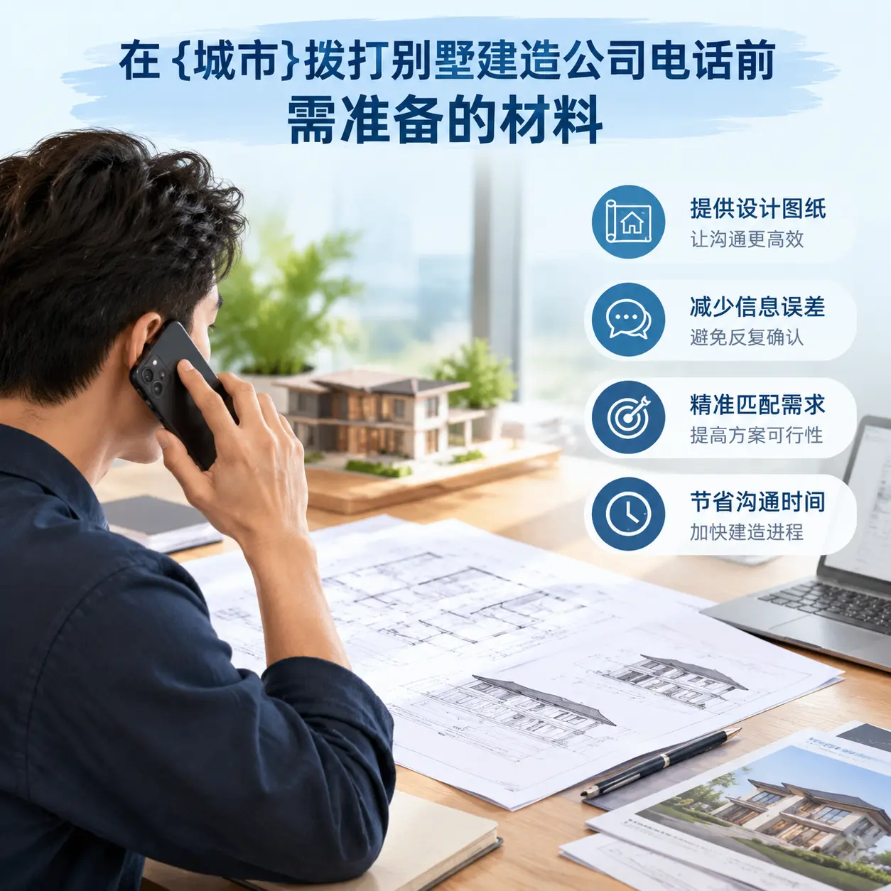 在花溪拨打别墅建造公司电话前需准备的材料