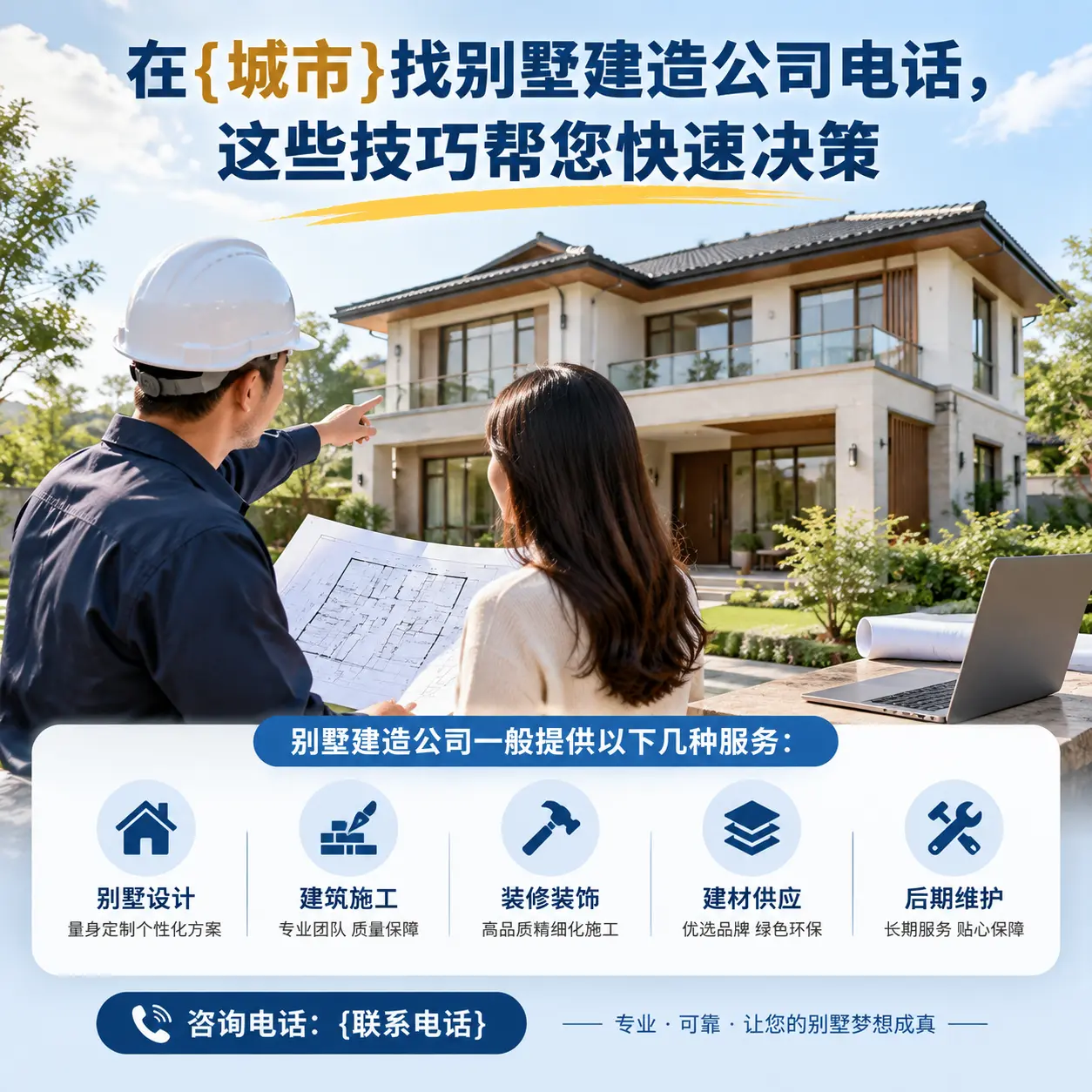 在花溪找别墅建造公司电话，这些技巧帮您快速决策