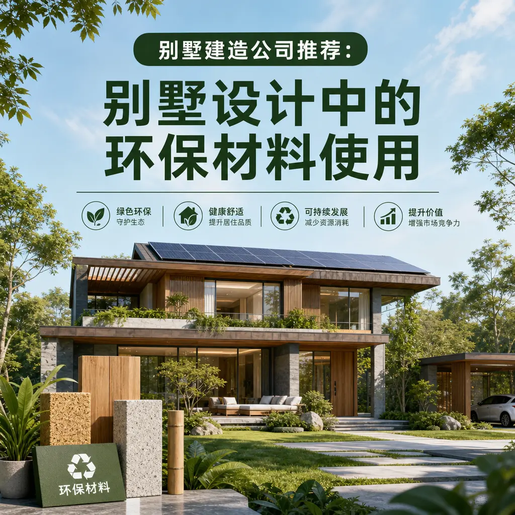 别墅建造公司推荐： 花溪 别墅设计中的环保材料使用
