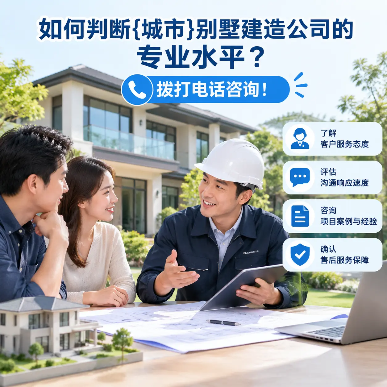 如何判断花溪别墅建造公司的专业水平?拨打电话咨询!